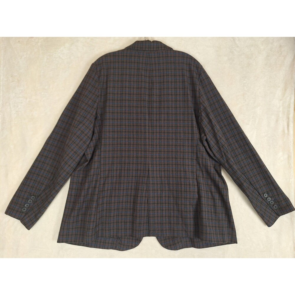 a.n.a Women's XXL Plaid Blazer Gray One-Button Notch Stretch Pockets NWOT 2XL - Picture 9 of 11
